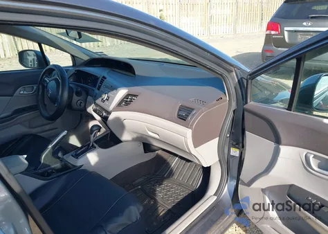 2012 Honda Civic Hf из США, поврежденный, VIN 2HGFB2F61CH316827